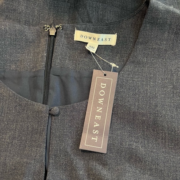 NWT ModCloth DownEast Grand Marquis Dress Heather Blue Fit & Flare Dress - Picture 7 of 11